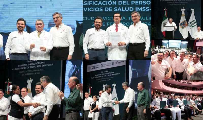 Se hace justicia en Tamaulipas basifican a 915 trabajadores