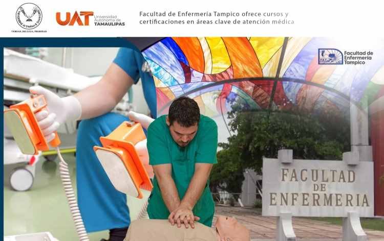 Facultad de Enfermería Tampico ofrece cursos y certificaciones en áreas clave de atención médica. 1 Facultad de Enfermeri