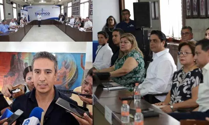 Se reúnen los comités de la administración entrante y saliente en Tampico para formalizar el proceso de Entrega-Recepción. 10 Se reunen los comites de la administracion entrant