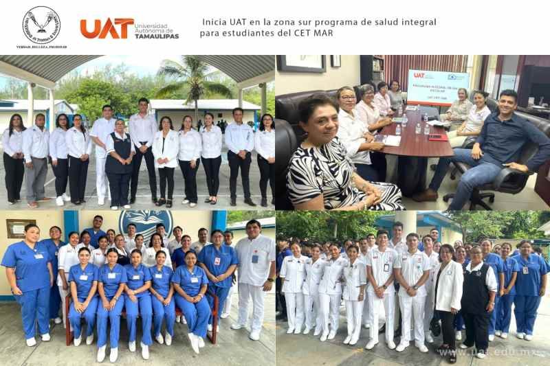 Inicia la UAT en la zona sur un programa de salud integral para estudiantes del CET MAR. 1 2 Inicia la UAT en la zona sur un programa