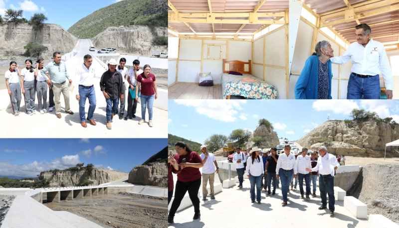 Entrega Américo viviendas a damnificados por la tormenta Alberto y supervisa obras en Tula. 1 Entrega Americo viviendas a da