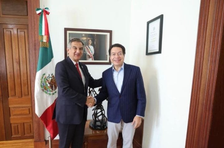 Américo Villarreal y Mario Delgado van juntos por más educación para Tamaulipas. 2 Americo Villarreal y Mario