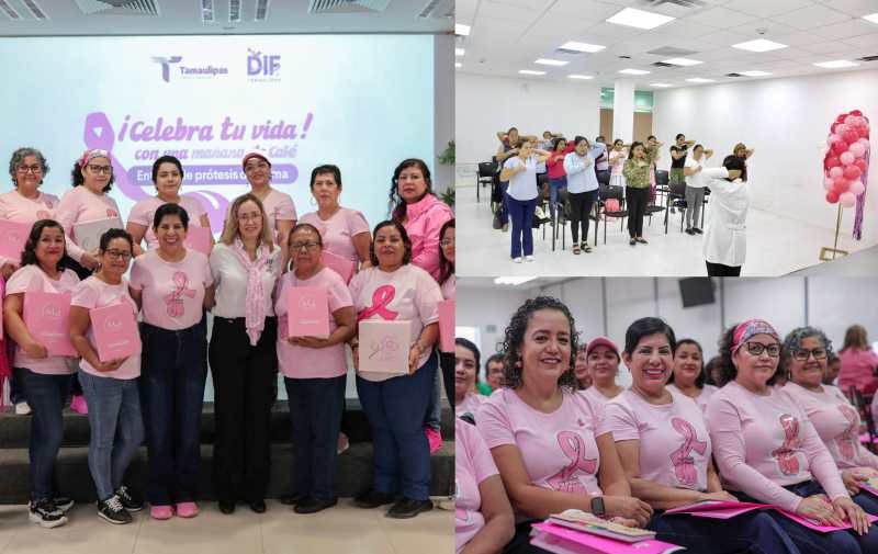 Continúa DIF Tamaulipas apoyando la lucha contra el cáncer de mama. 1 Continua DIF Tamaulipas apoy