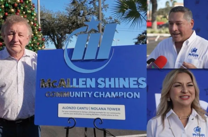 Entregan premio McAllen Shines Community Champion. 7 McAllen Shines Community Champion