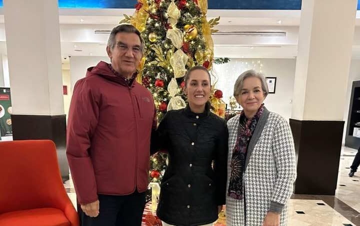 Llega presidenta Claud