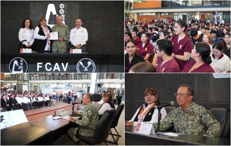 El Gral. Enrique García Jaramillo da conferencia en la UAT sobre seguridad nacional 1 Garcia Jaramillo da conferencia