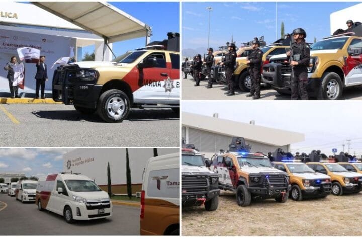 Con equipamiento de parque vehicular a la Guard