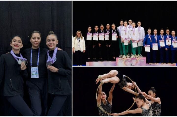 Gimnastas tamaulipecas brillan en Aphrodite Cup y continuan