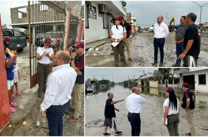 Recorre secretaria de Bienestar federal zonas afecta