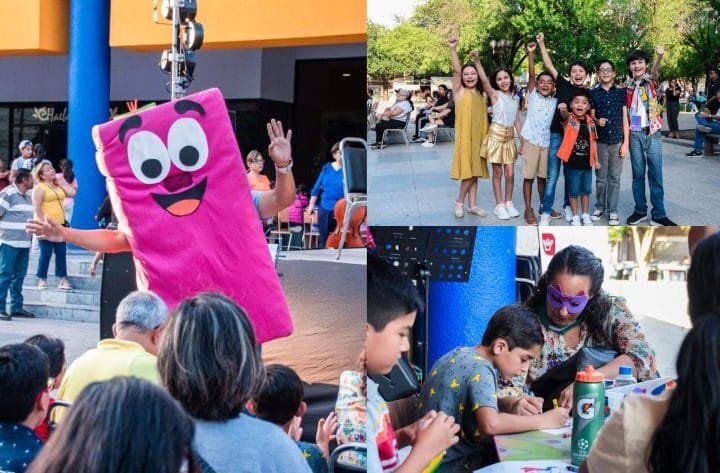 Disfrutan ninas ninos y familias de la Cel