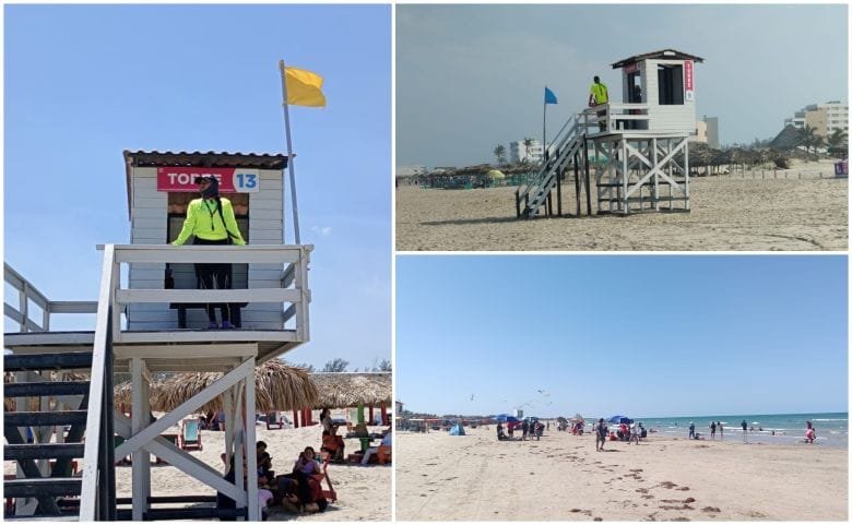Llama Turismo a respetar los colores de bandera en playa 1 Llama Turismo a respetar los colores d