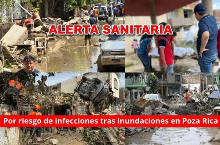 Alerta sanitaria por riesgo de infecciones tras inundaciones