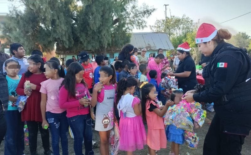 Con juguetes y convivencia, Guardia Estatal impulsa prevención social del delito en San Carlos 1 Con juguetes y convivenc