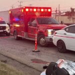 Accidente de motociclista en Santa Amalia