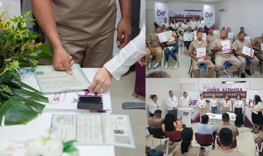 Celebran matrimonios colectivos en CEDES Altamira 1 Celebran matrimonios colectivos en CEDES