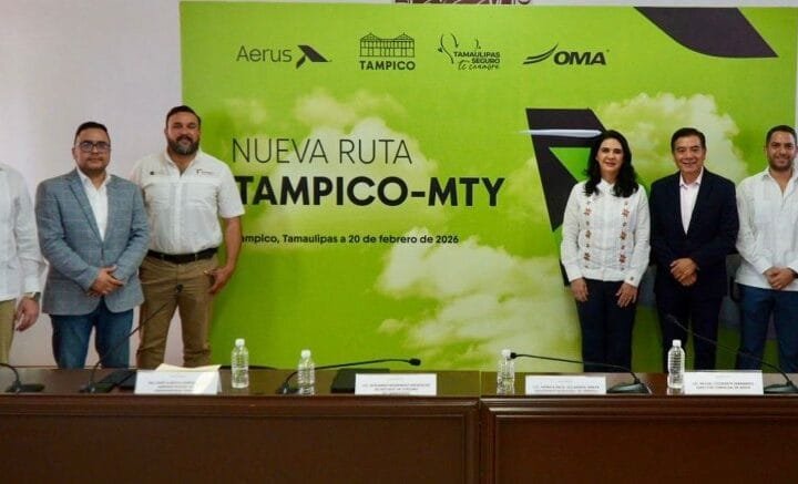 Despega Aerus nuevo vuelo Tampico Monterrey