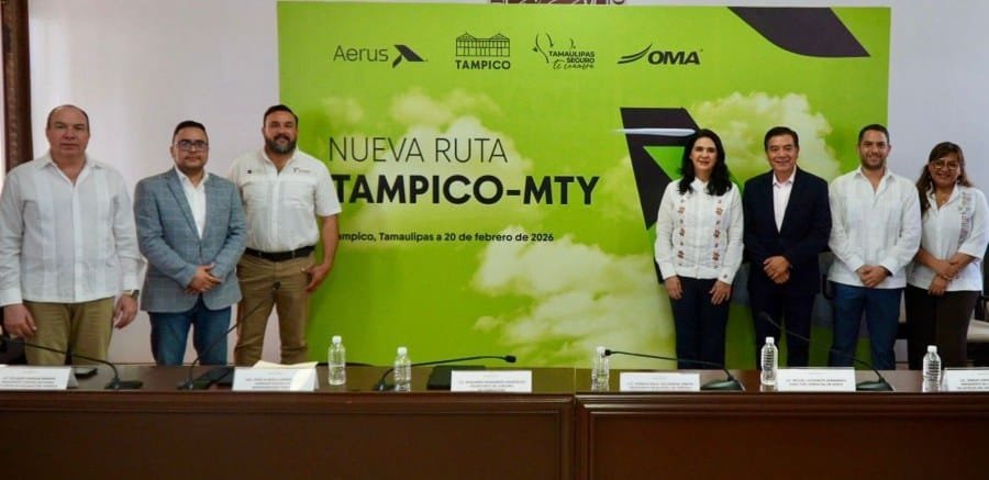 Despega Aerus nuevo vuelo Tampico Monterrey