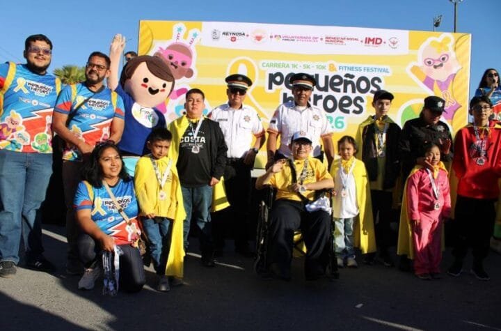 Guardia y Tránsito Estatal conviven con familias reynosenses en Carrera “Pequeños Héroes” 2026 6 Guardia y Transito Estatal conviven co