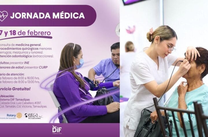Invita DIF Tamaulipas a la jornada médica “Megamissions” para las familias de Victoria 3 Invita DIF Tamaulipas a la jornada medica