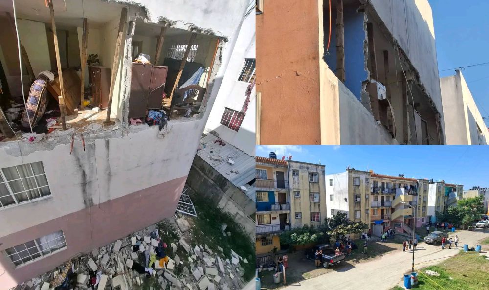 Sujeto provoca explosion de tanque de gas tras discutir con su pareja