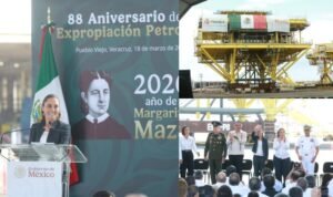 Acompana Americo Villarreal a Claudia Sheinbaum