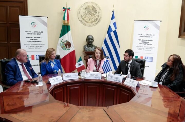 Presidenta del Senado sostiene reunión con la parlamentaria de la República Helénica, Dionysia-Theodora Avgerinopoulou 1 Laura Itzel Castillo sostiene reunion con la parlamentaria de la Republica