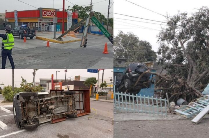 Panico en el sur vientos de 120 devoran Tampico Madero y Altamira