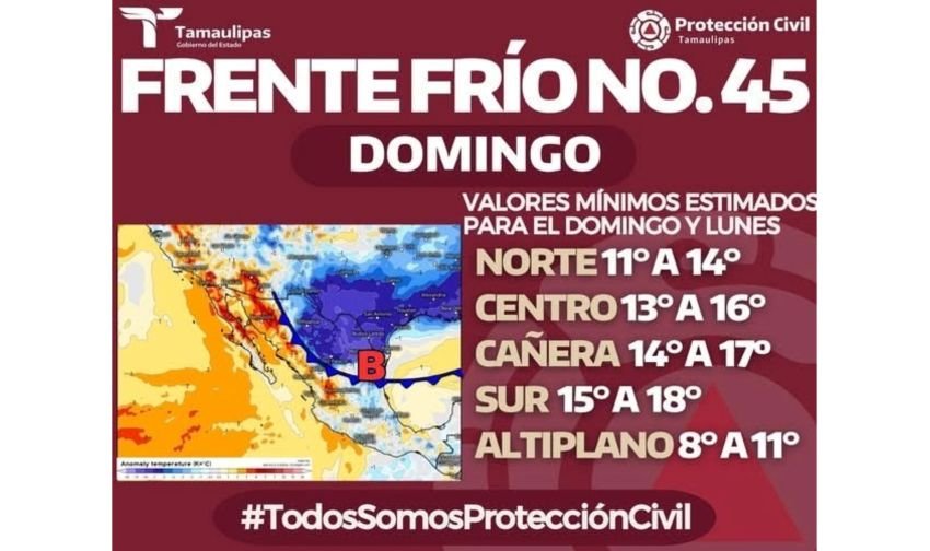 Alerta Proteccion Civil por ingreso