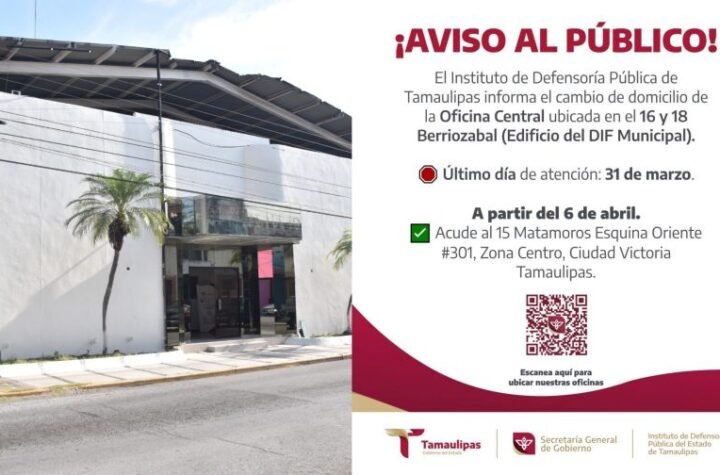 Anuncia Defensoria Publica cambio