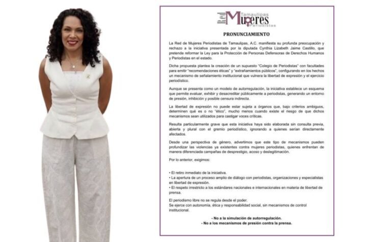 Mujeres Periodistas advierten riesgos de censura