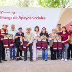 Entrega SEBIEN apoyos sociales en