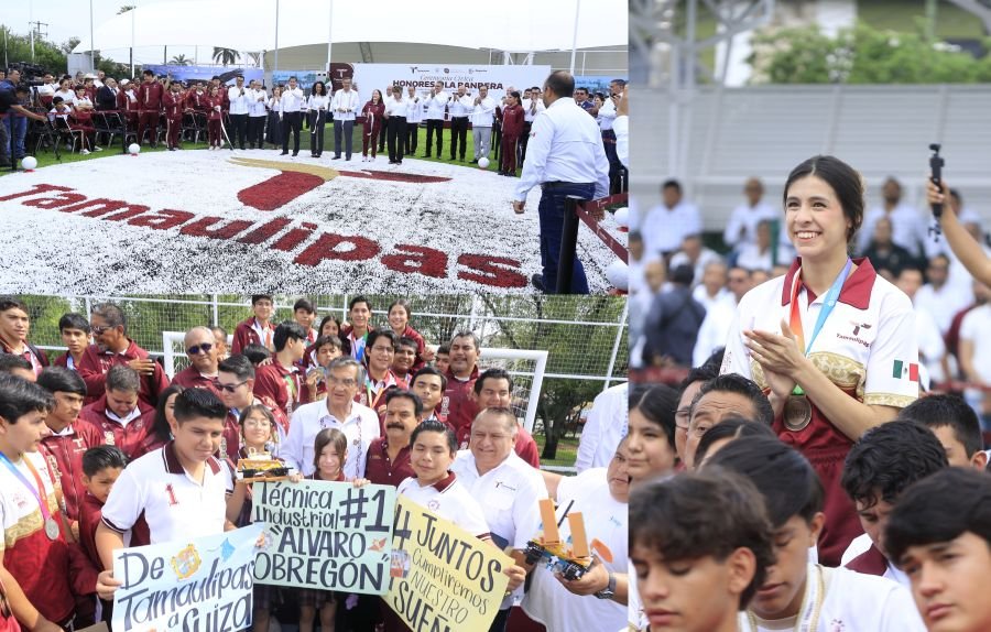 Reconoce Américo a las y los atletas tamaulipecos ganadores en la Olimpiada Nacional e impulsa infraestructura deportiva 1 4 Reconoce Americo a las y los atletas tamaulip