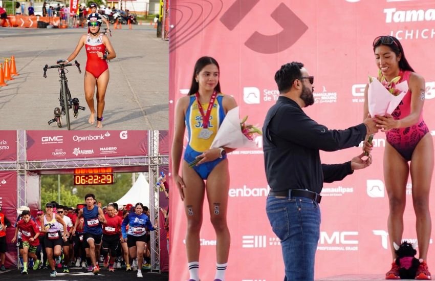 Conquistan el Triatlon Tamaulipas Eduard