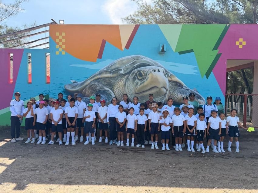 Fortalece Tamaulipas educación ambiental mediante liberación de crías de tortuga lora 1 Fortalece Tamaulipas educacion ambiental mediante liberacion de crias de tortuga lora