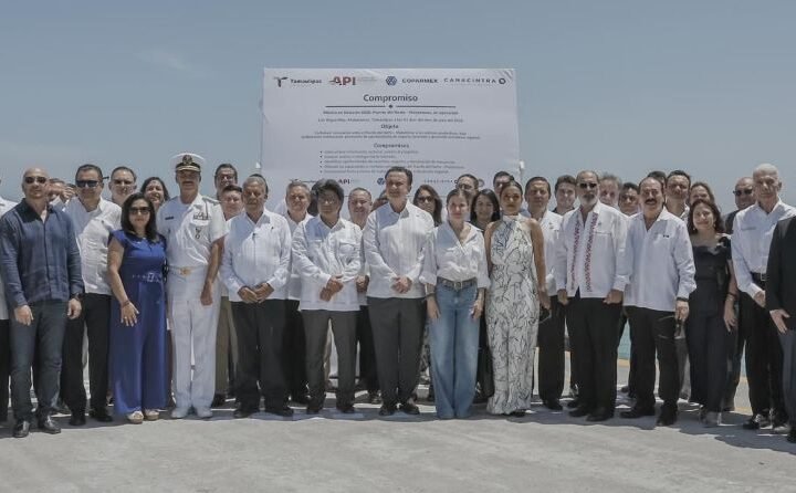 Impulsa Tamaulipas la competitividad logística con avances del Puerto del Norte en Matamoros 2 Impulsa Tamaulipas la competitivi