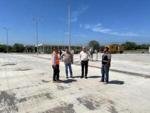Supervisan avance de la Estación Cuarentenaria Estatal "La Gloria" 4 Supervisan avance de la Est