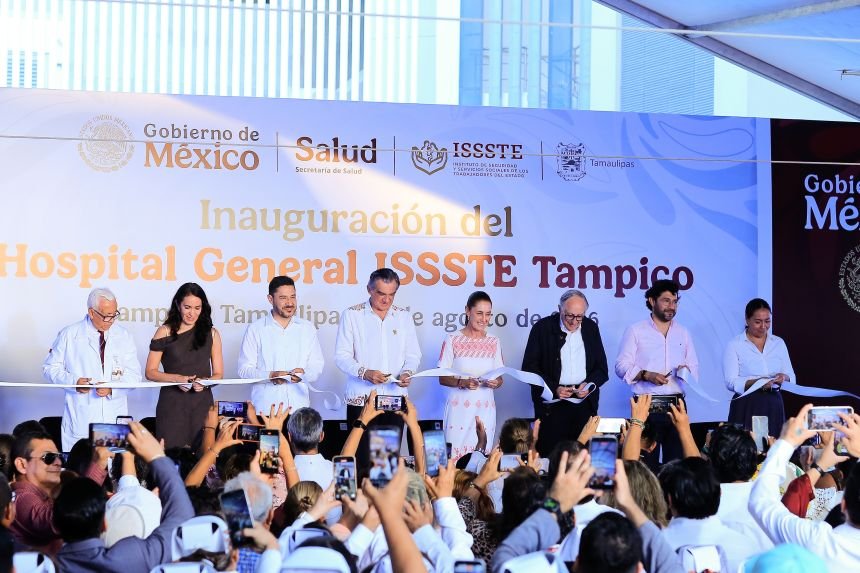 Inaugura presidenta Sheinbaum Hospital General del I