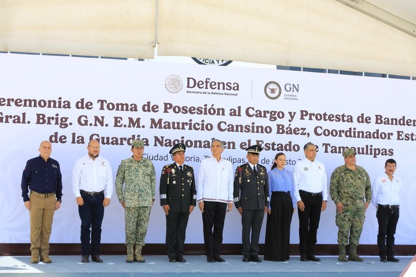 Reconoce Américo labor de la Guardia Nacional en Tamaulipas; atestigua llegada del nuevo coordinador estatal. 1 Reconoce Americo labor de la Guardia Nacional